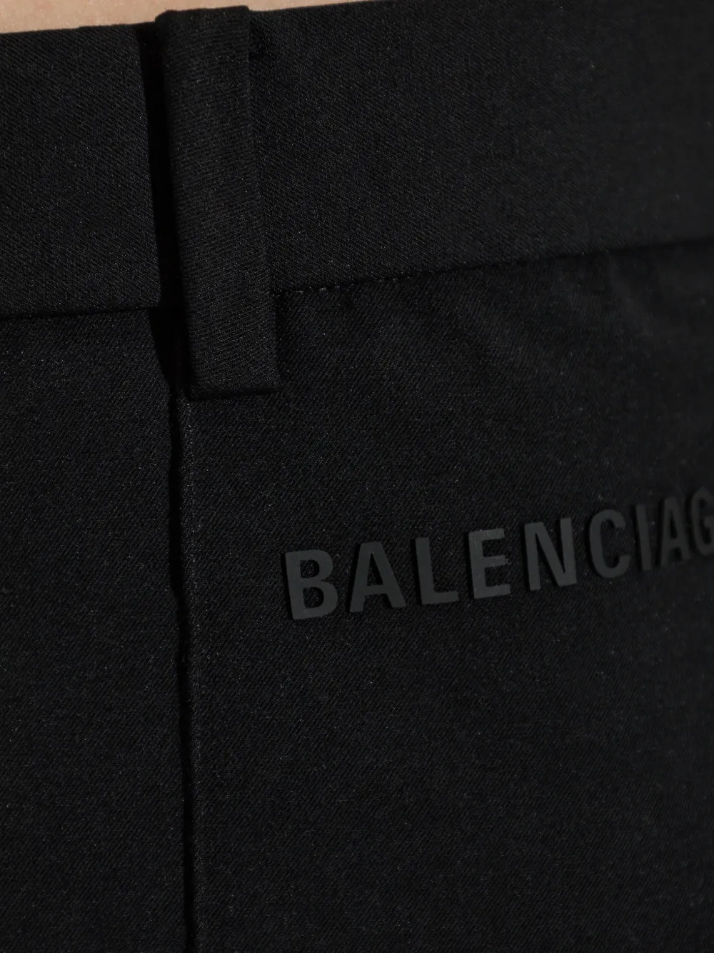 Balenciaga logo-print trousers Zwart