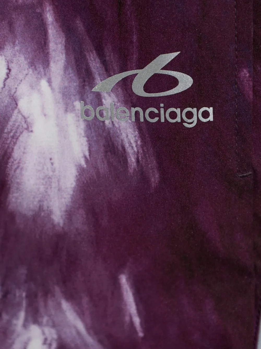 Balenciaga Trainingsbroek met logoprint Paars