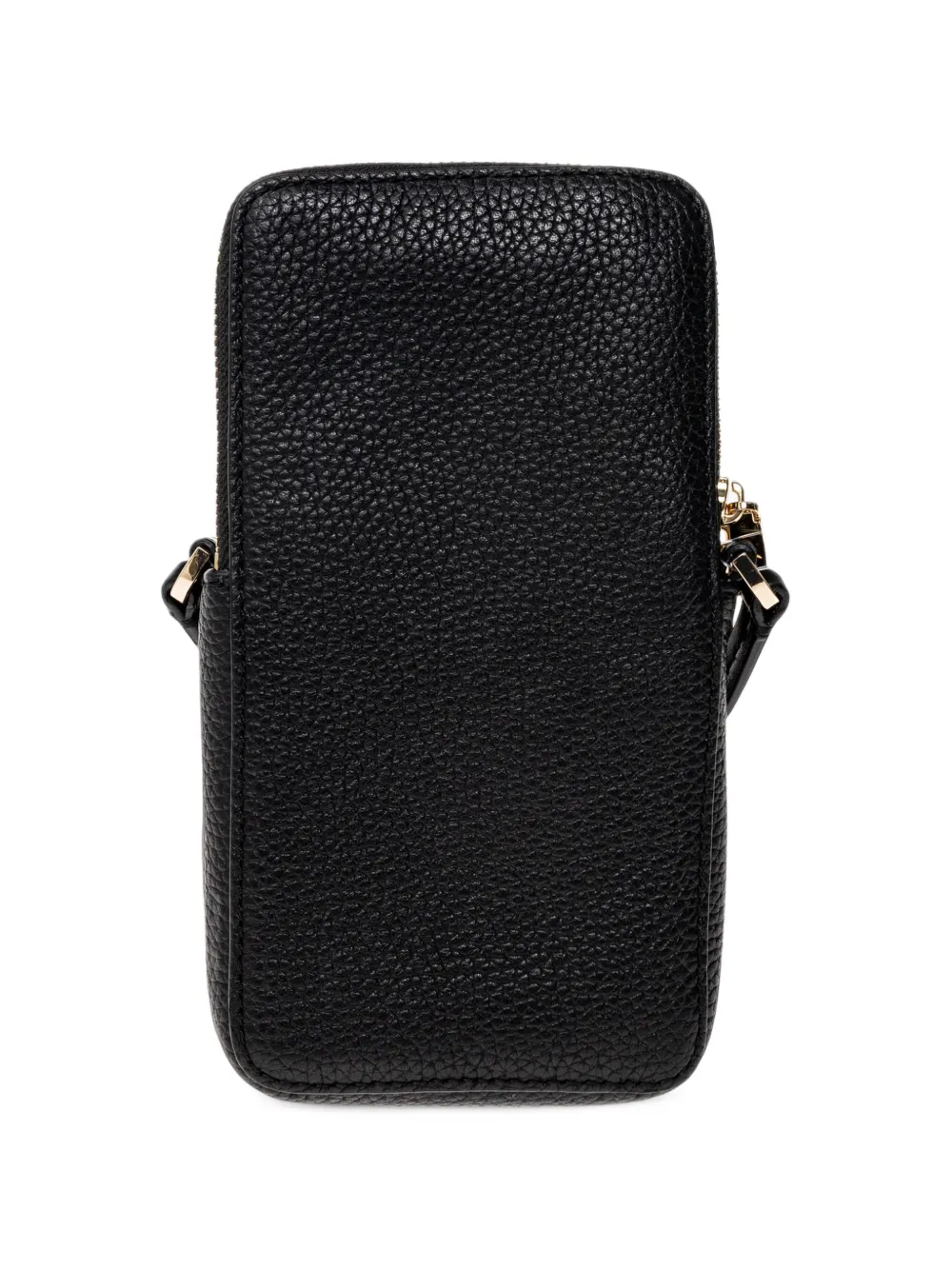 Michael Kors Kleine Jet Set smartphone crossbodytas van bewerkt leer Zwart
