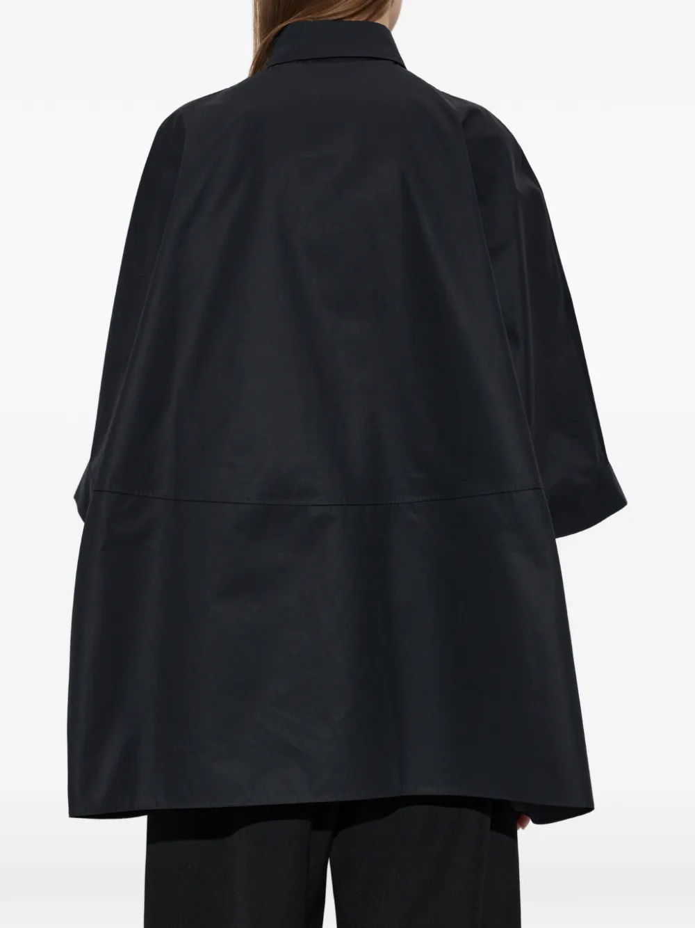 Balenciaga Blouse met korte mouwen Zwart