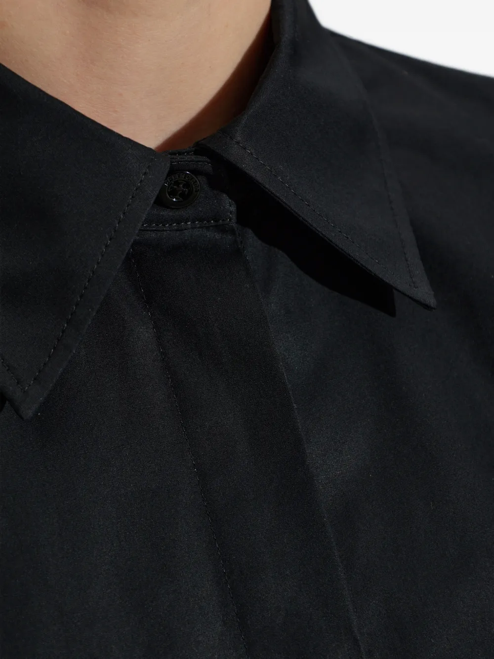 Balenciaga Blouse met korte mouwen Zwart