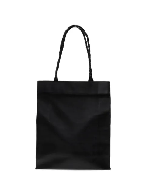 Issey Miyake Paper logo-debossed leather tote bag