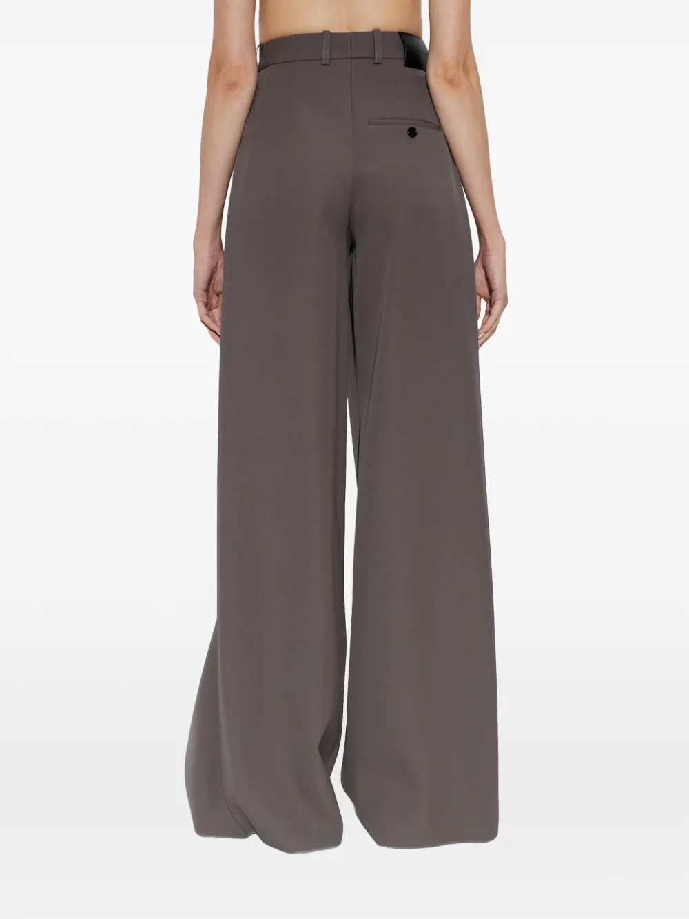 Balenciaga Getailleerde broek met vierkante snit Grijs