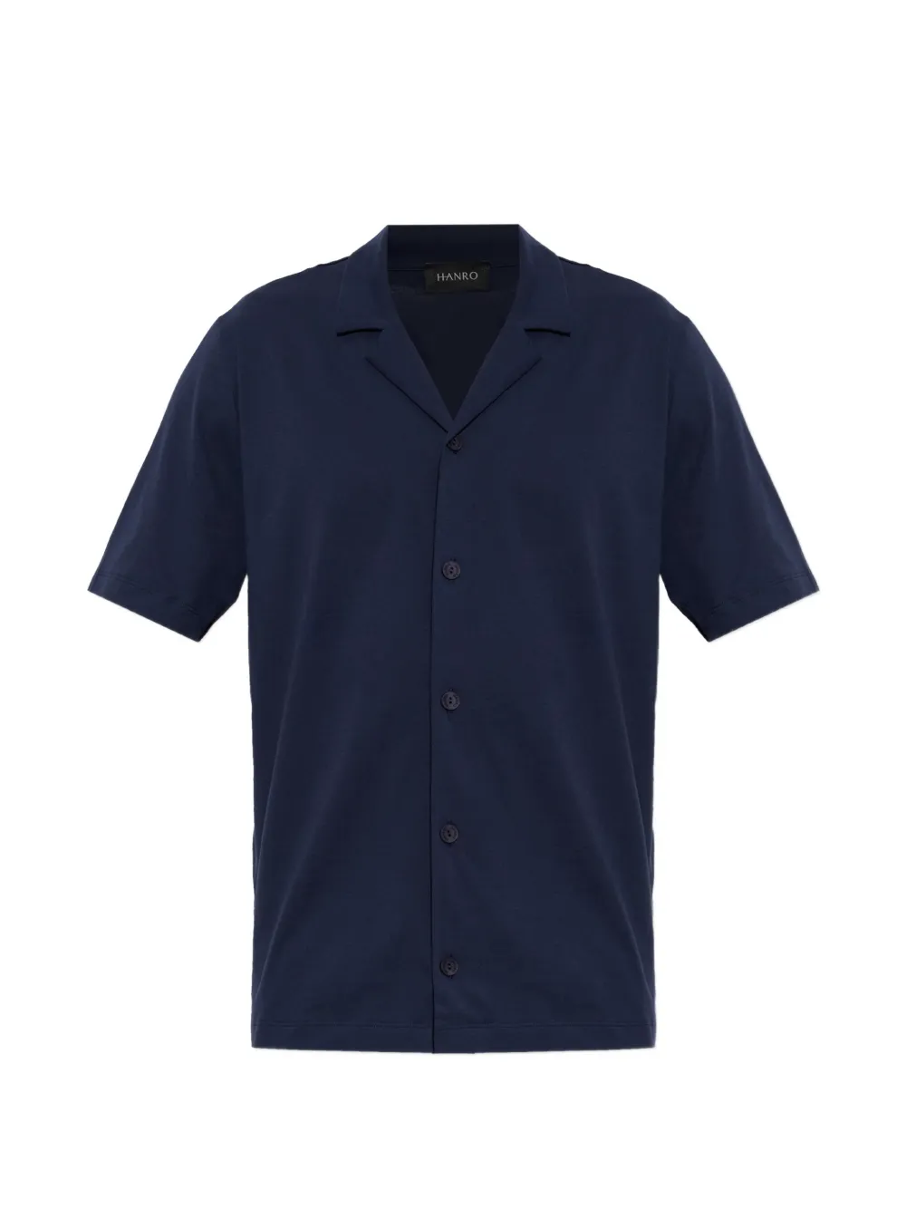 Hanro Night & Day short-sleeve shirt - Bleu Hanro Night & Day short-sleeve shirt - Bleu