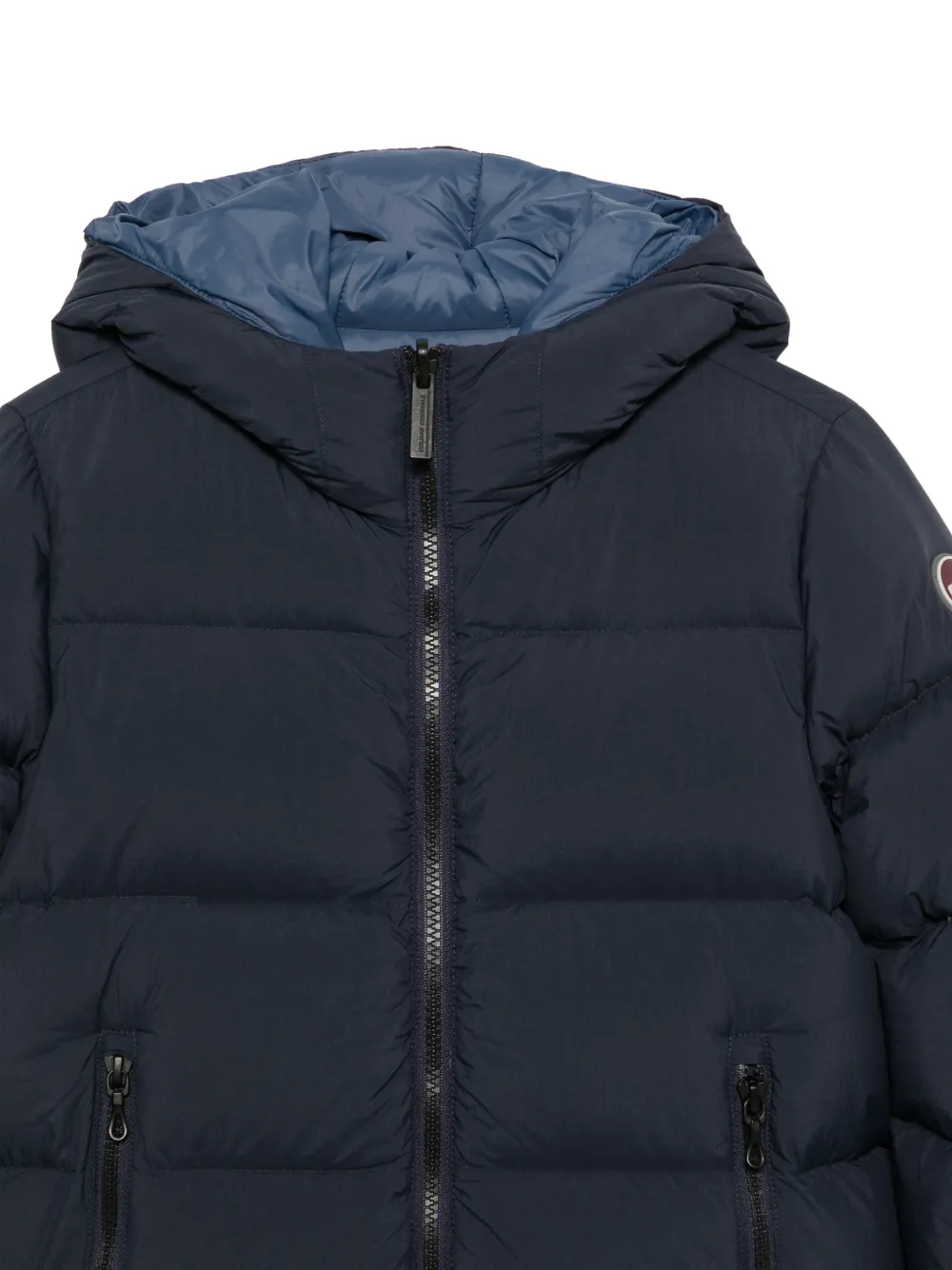 Colmar Kids quilted hooded jacket Blauw