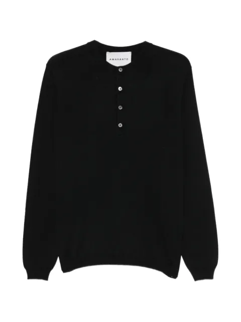 AMARÁNTO Henley-neck sweater