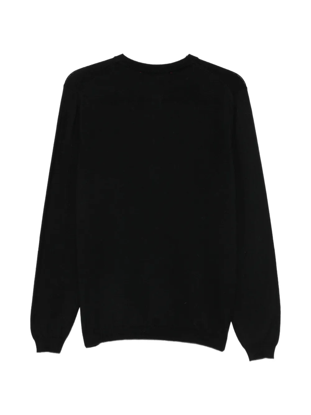 AMARÁNTO Henley-neck sweater Zwart