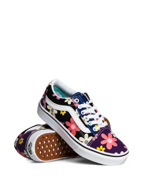 Vans Kids ComfyCush Old Skool "Purple/Blue Multi" sneakers
