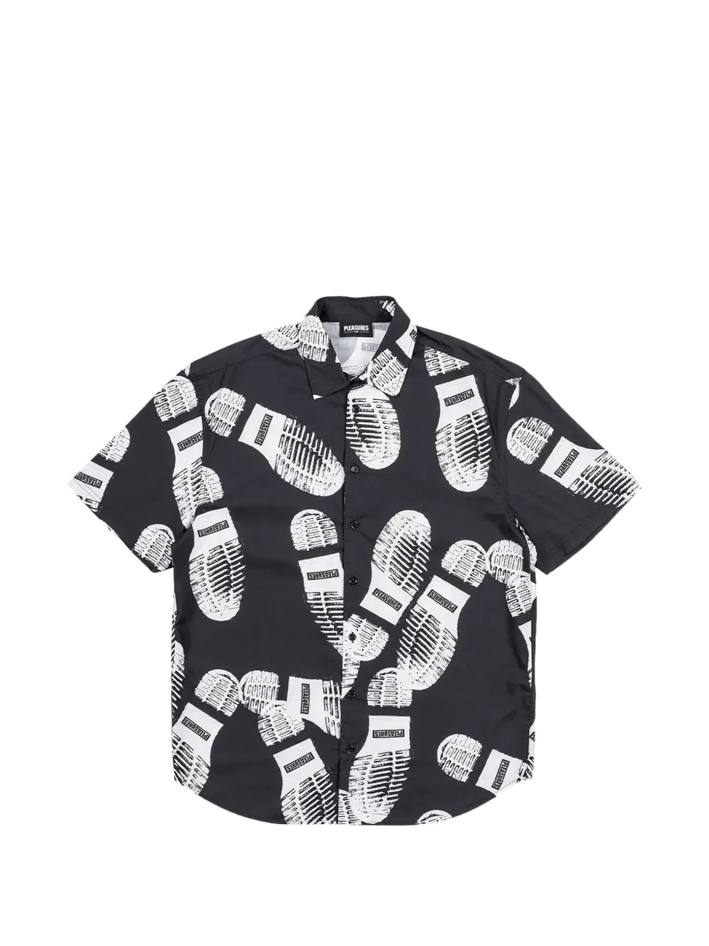 Pleasures Imprint short-sleeve shirt Zwart