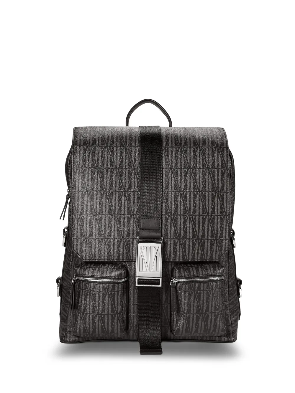 SABOTEUR Monogram canvas backpack - Grau