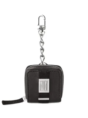 Rick Owens Leather Hook Wallet | Black | FARFETCH BE