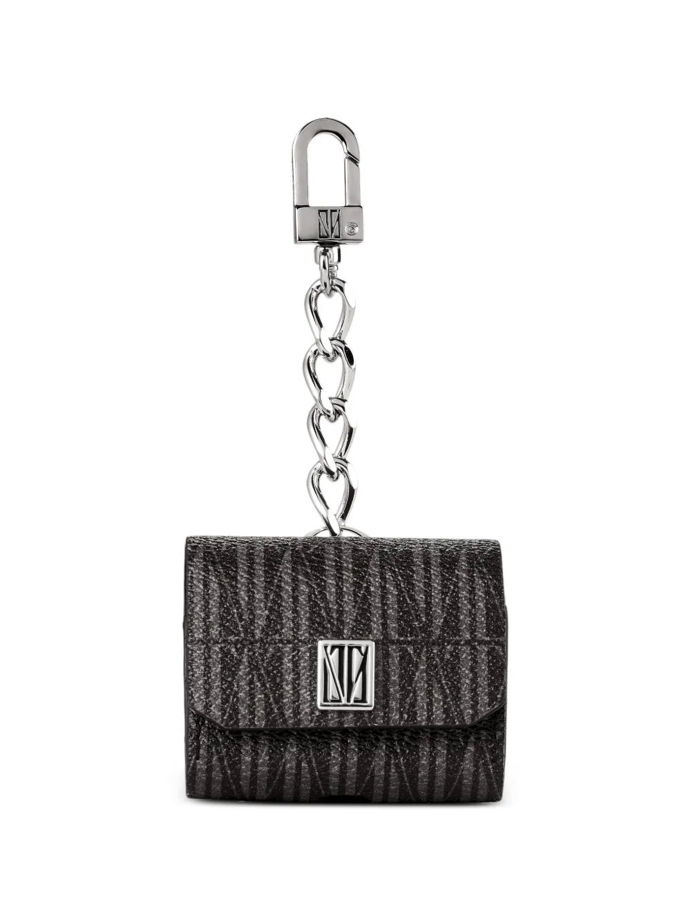 SABOTEUR monogram-print chain-link AirPods 3 Pro case - Nero