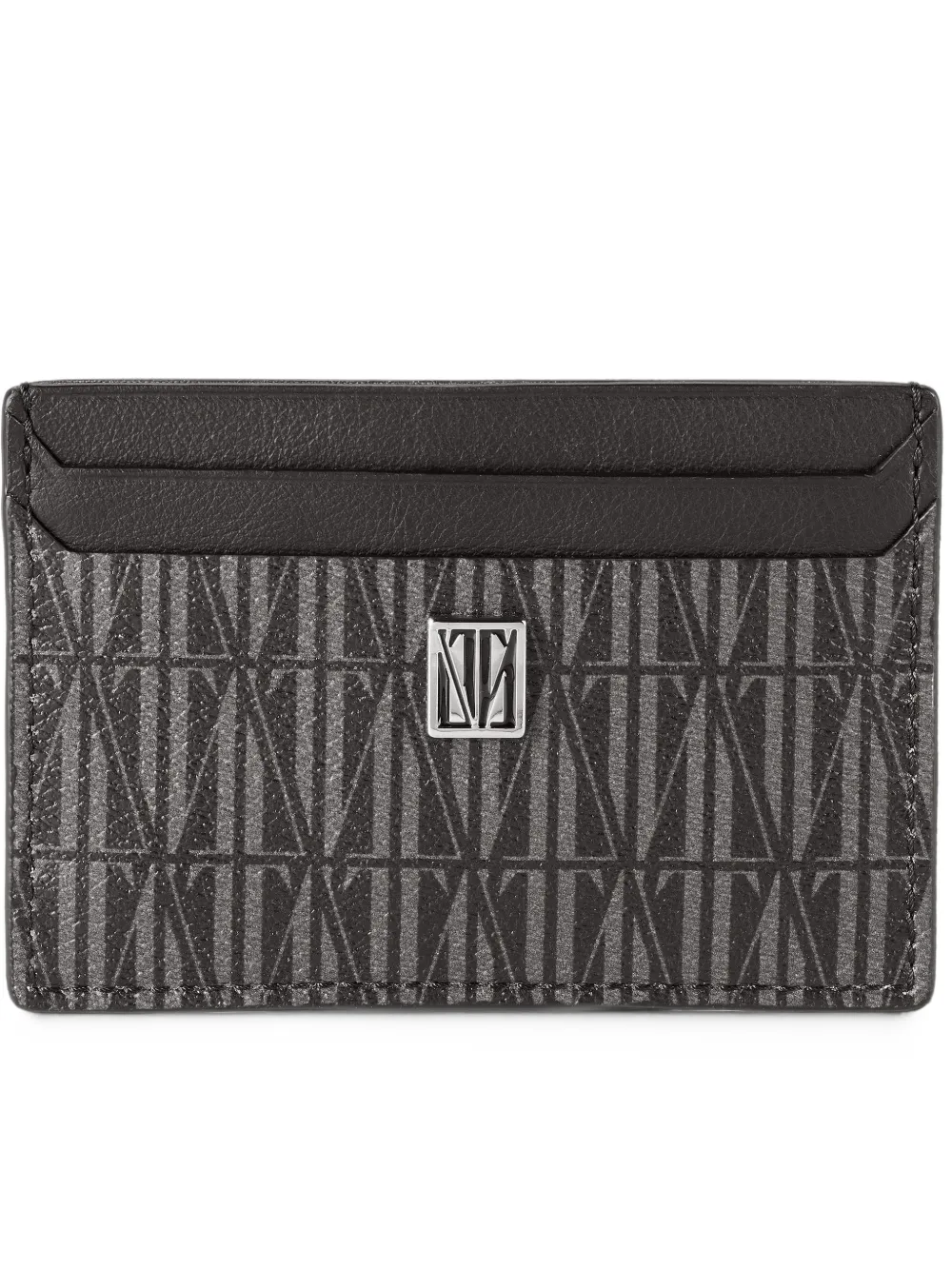 SABOTEUR Monogram Canvas pasjeshouder Zwart