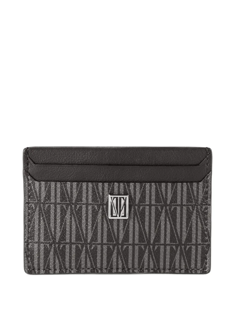 SABOTEUR Monogram Canvas cardholder - Schwarz