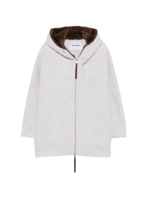 Ava Adore faux-fur trim hooded coat