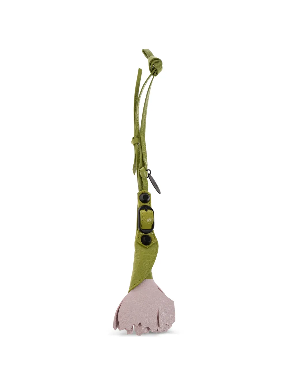 Balenciaga Le City carnation charm/keyring in pistache/pink - Verde