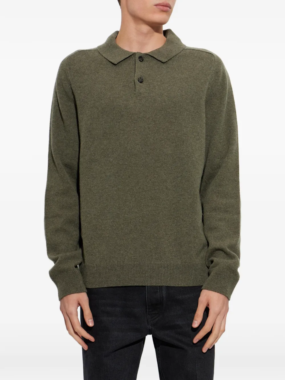 PS Paul Smith Poloshirt met knoopsluiting Groen