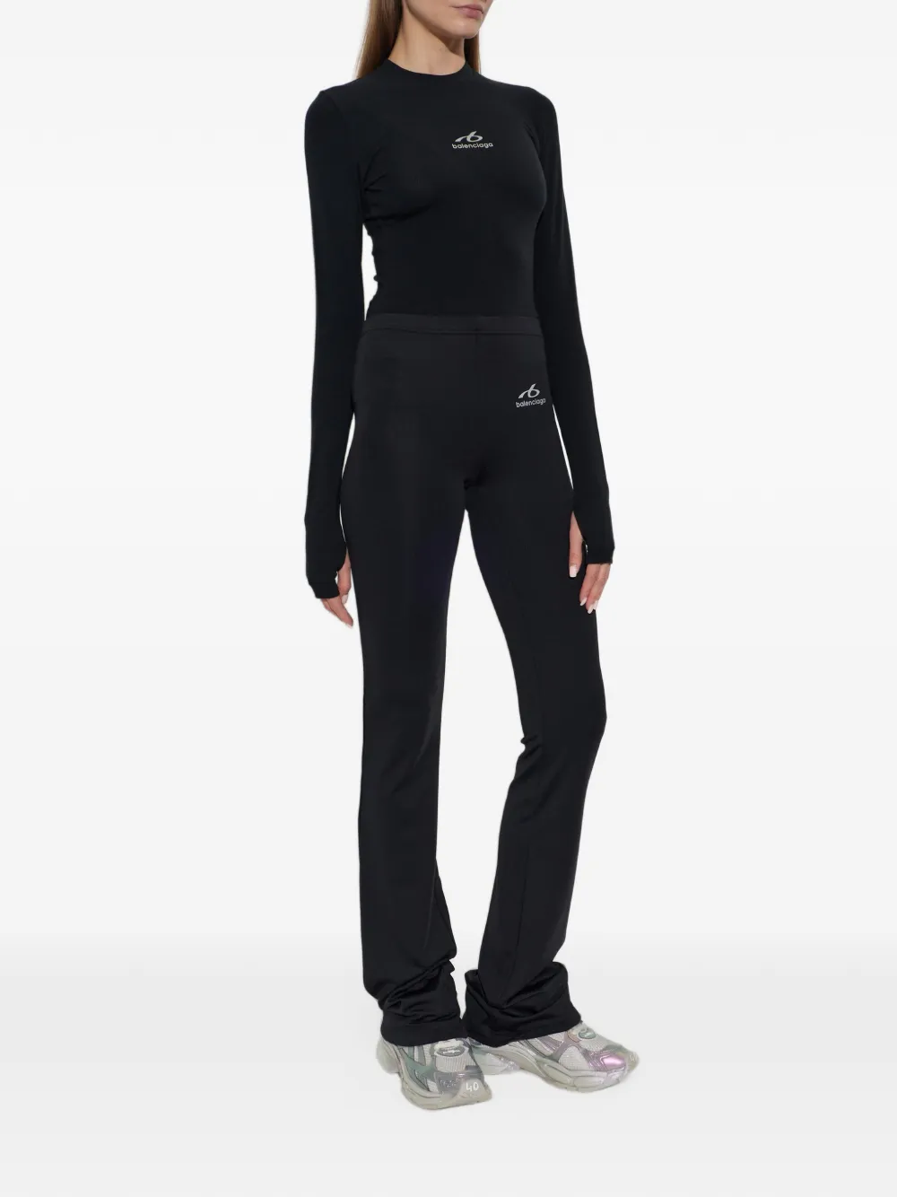 Balenciaga logo-print leggings - Noir Balenciaga logo-print leggings - Noir