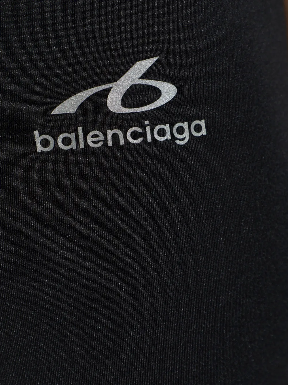 Balenciaga Legging met logoprint Zwart