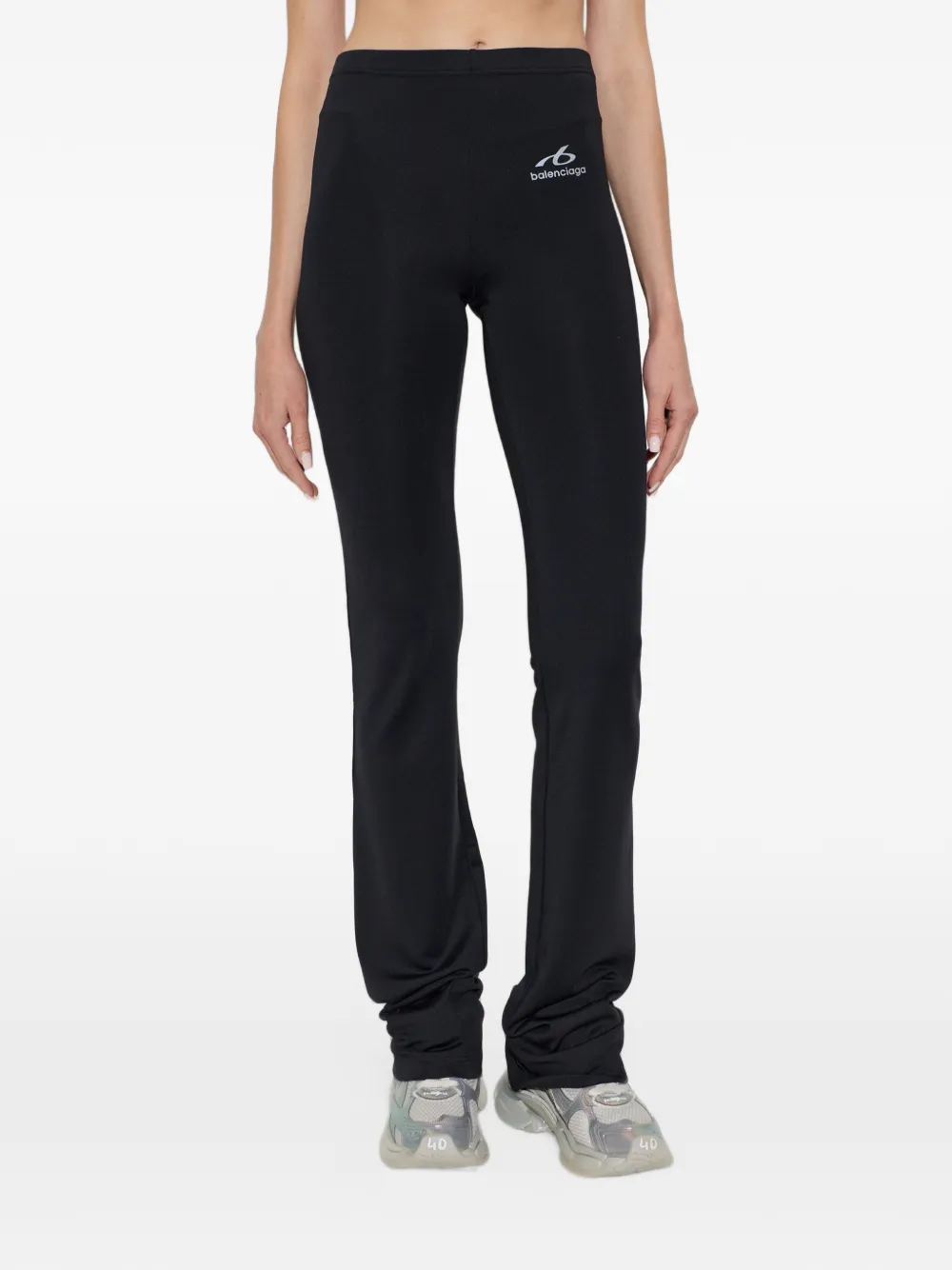 Balenciaga Legging met logoprint Zwart