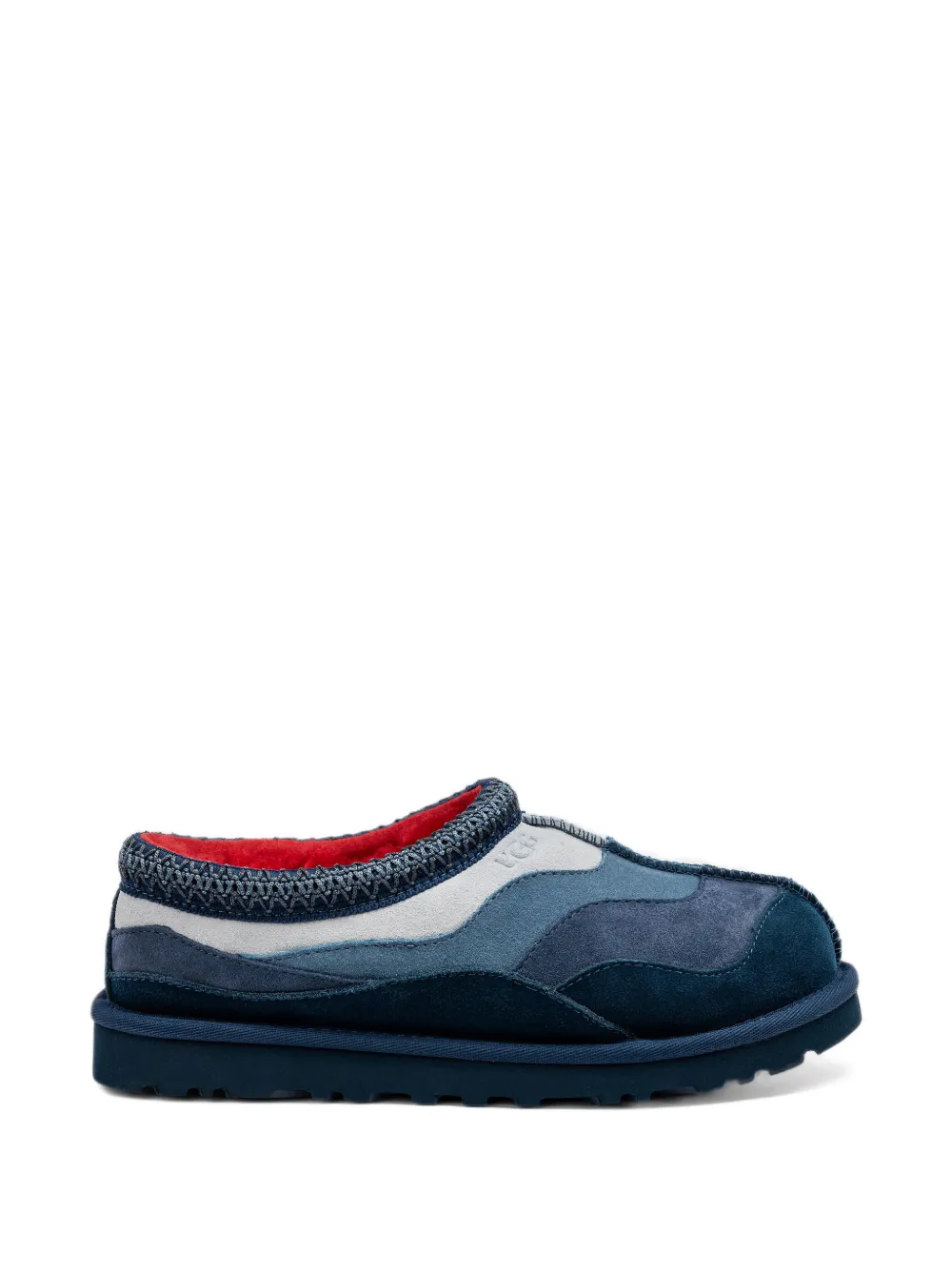 UGG Tasman panelled suede slippers - Blau