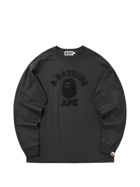 A BATHING APE® Garment Dye College sweatshirt