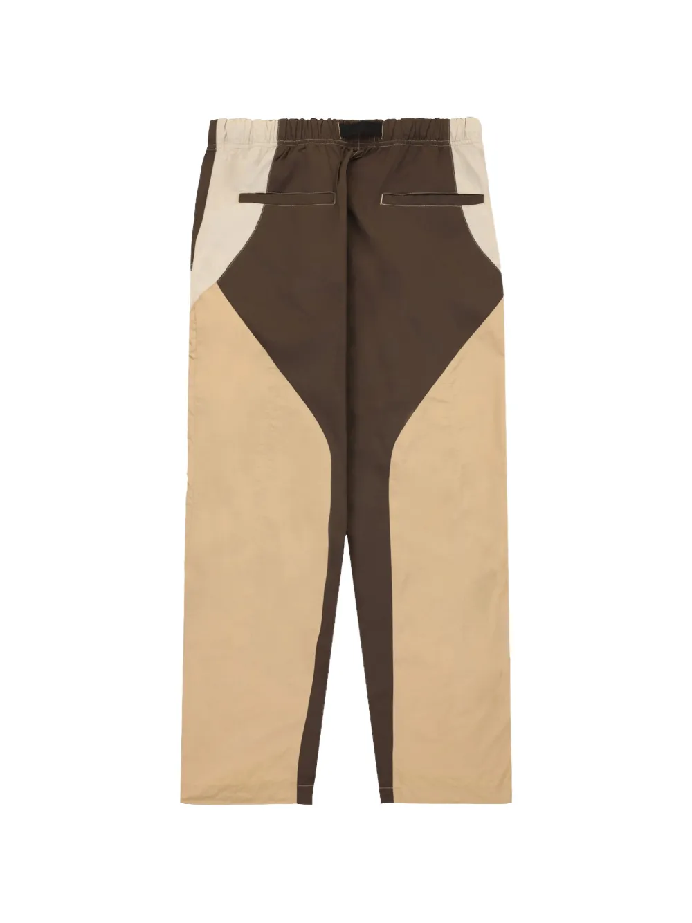 Pleasures Jet colour-block trousers Beige