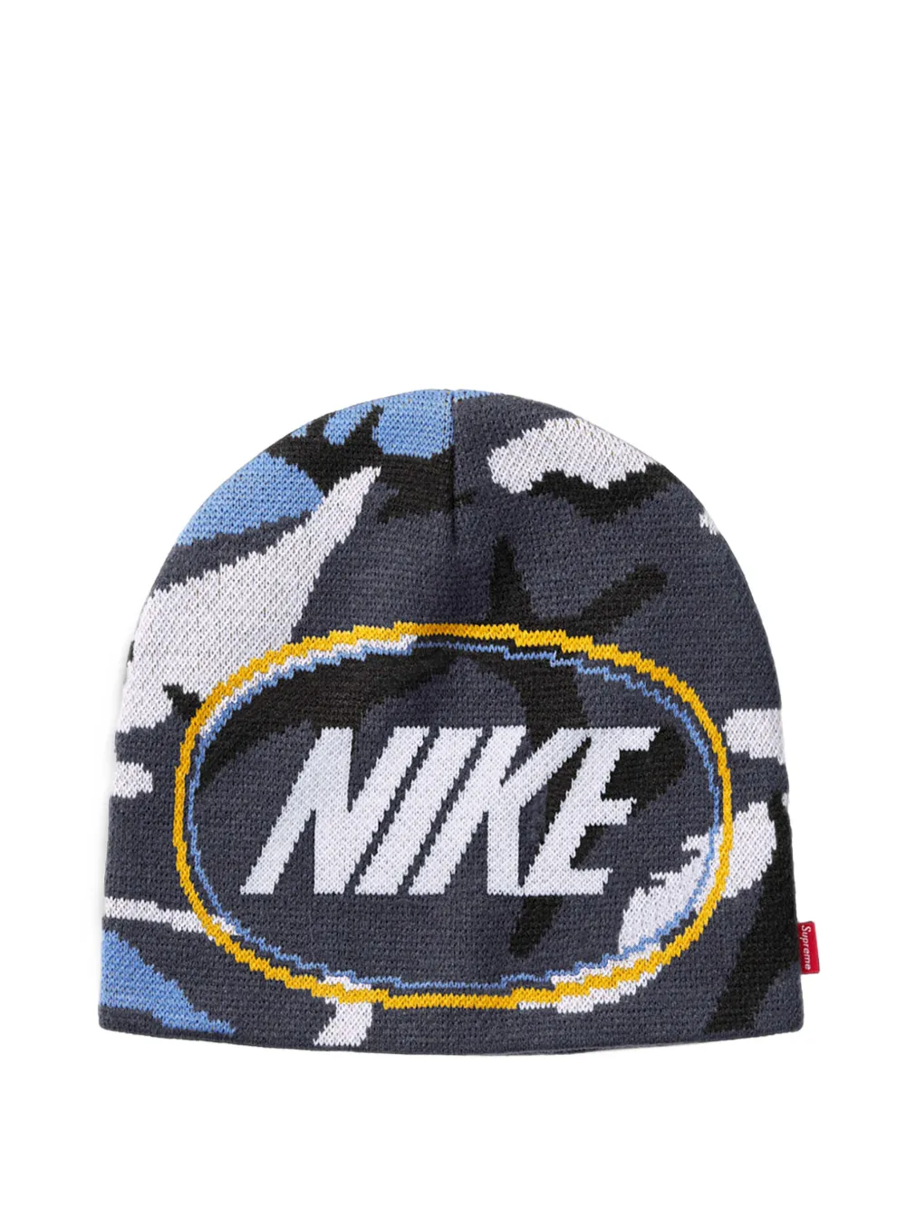 Supreme x Nike muts met camouflage-print Grijs