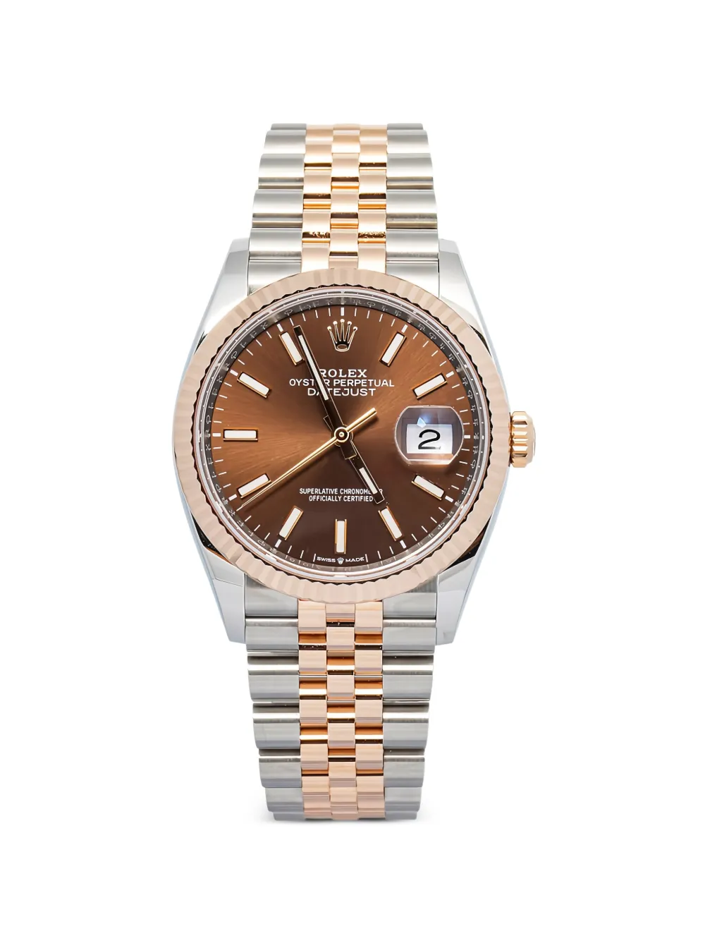 Rolex Datejust 36mm watch - Marrone
