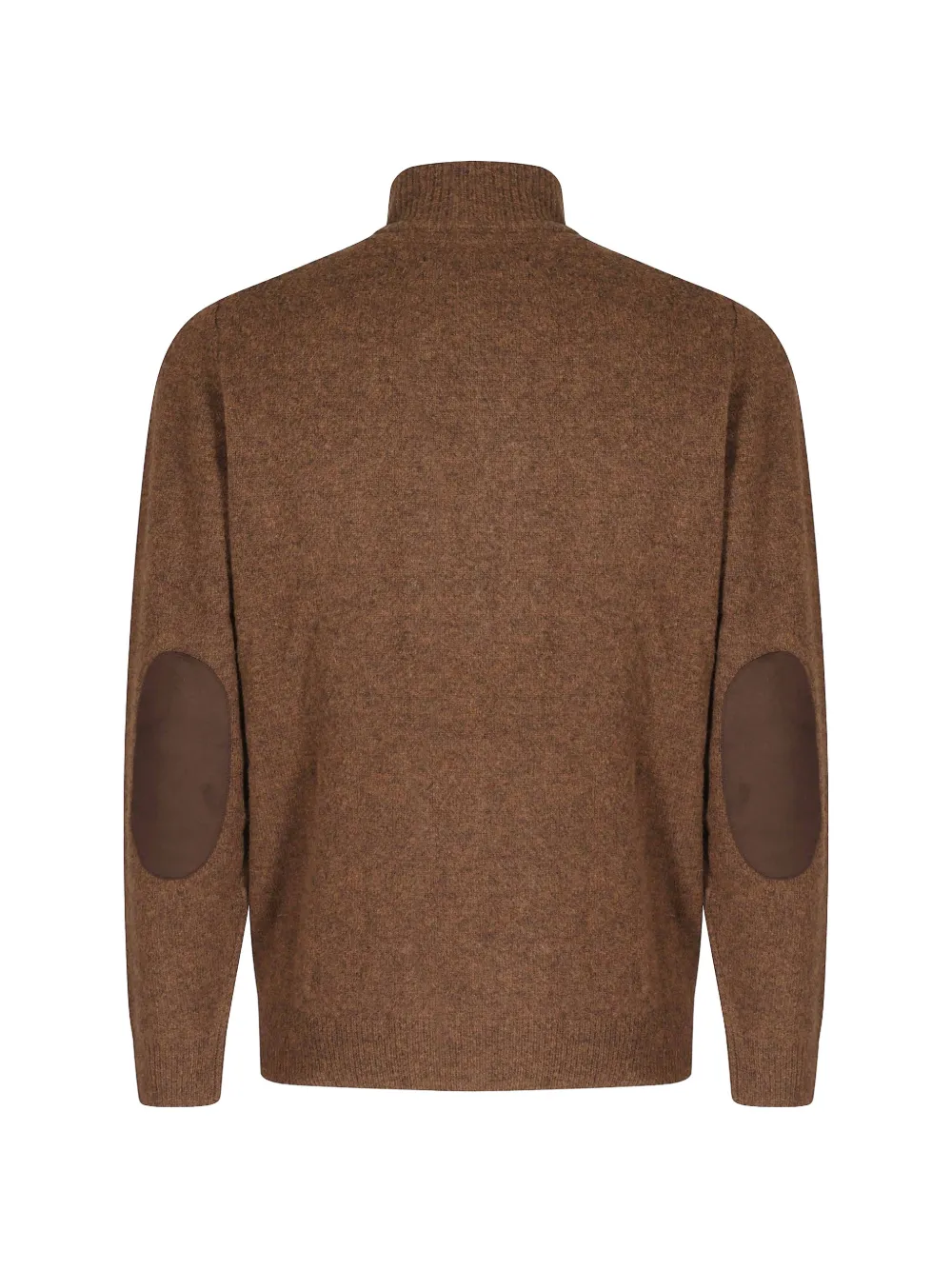 Barbour essential elbow-patch cardigan Bruin