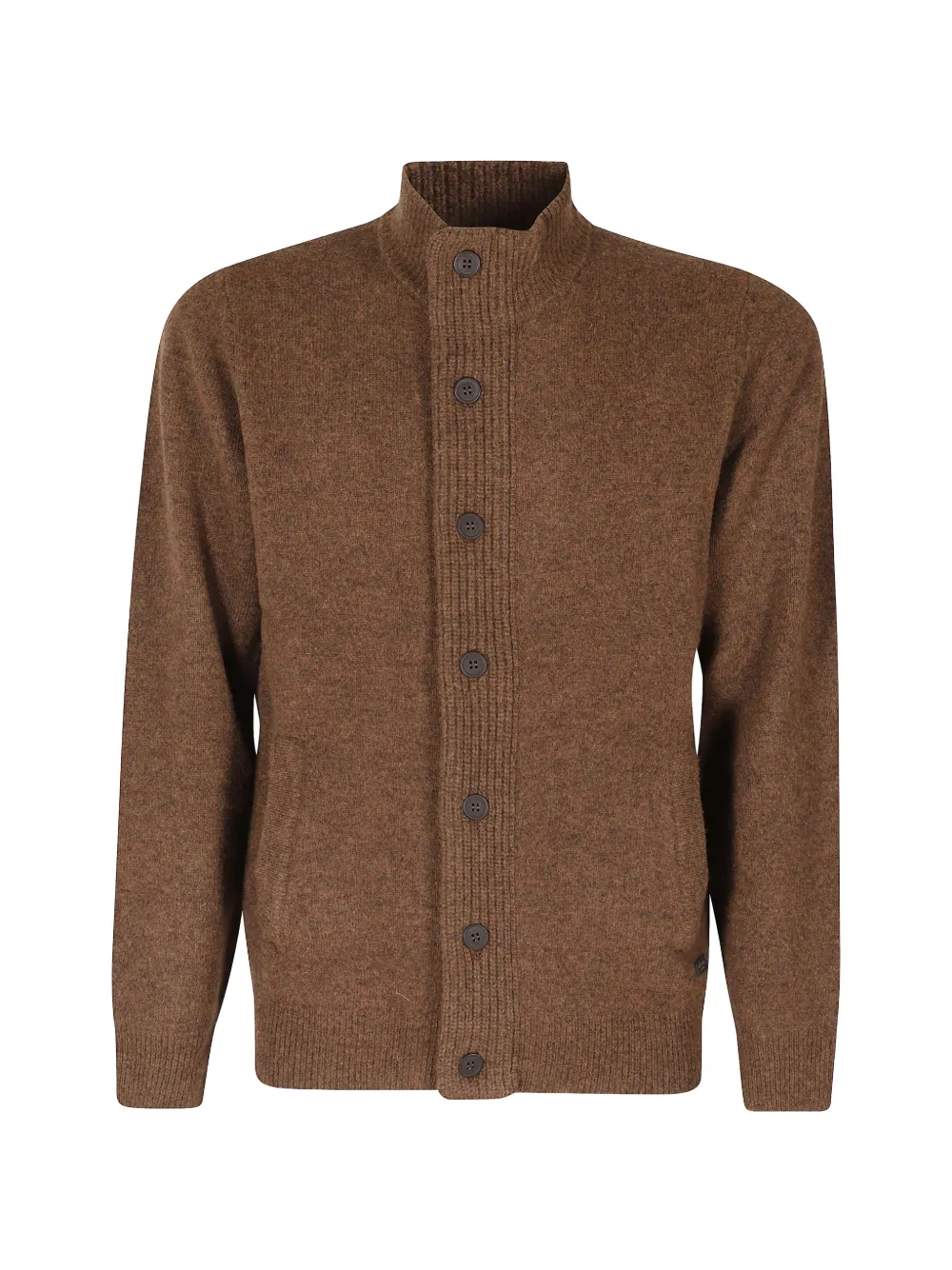 Barbour essential elbow-patch cardigan | marrón | Image 1