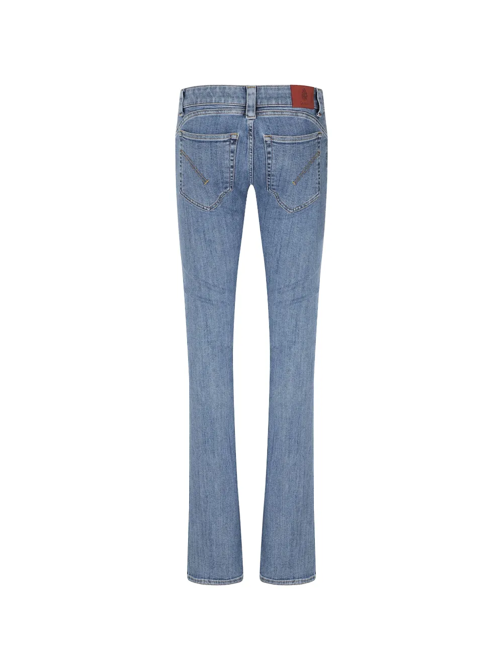 DONDUP Patti slim-fit bootcut jeans met wassing Blauw