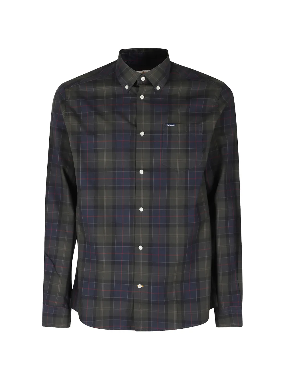 Barbour Wetheram tailored long-sleeved shirt - Grün