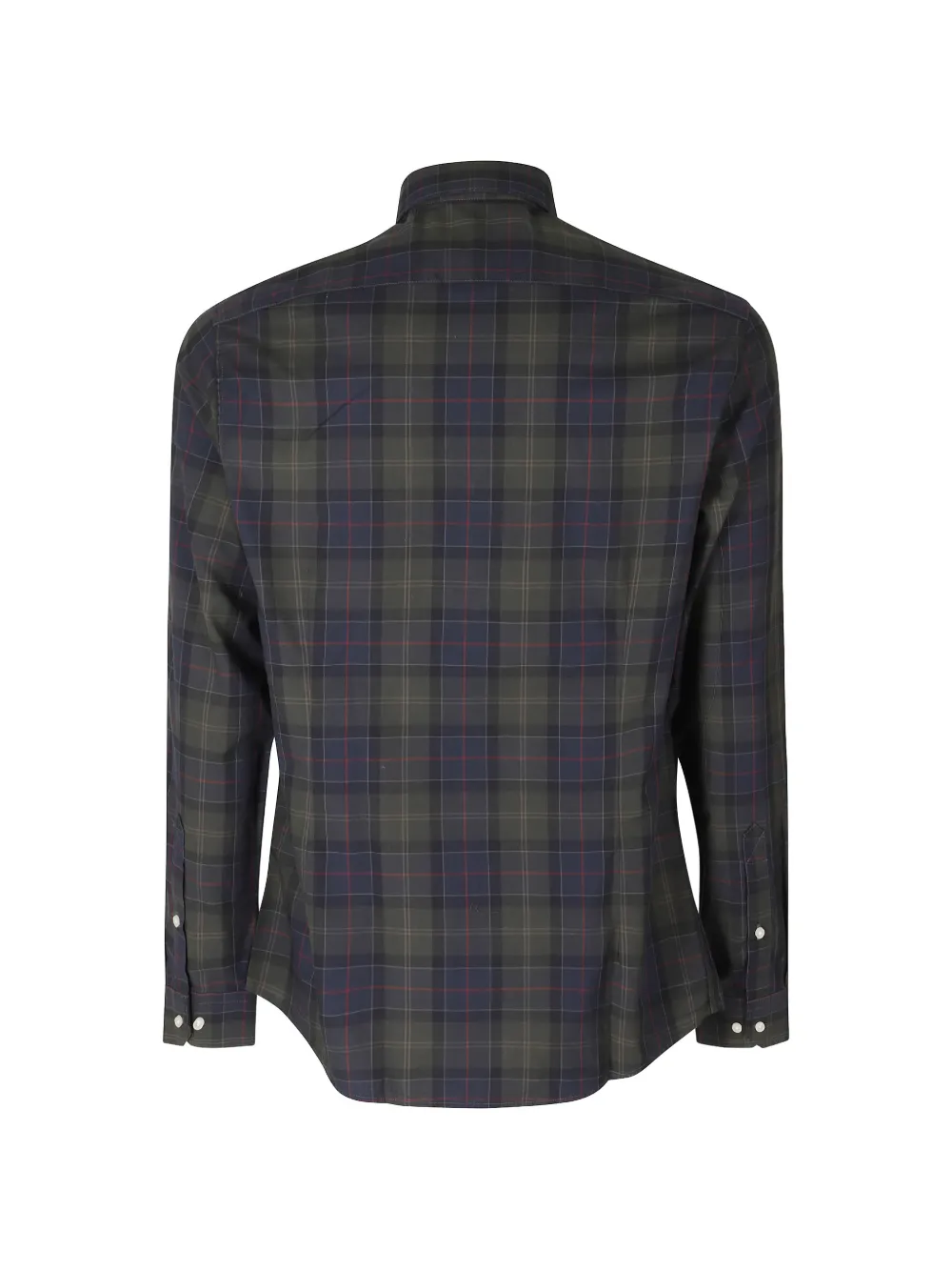 Barbour Wetheram tailored long-sleeved shirt Groen