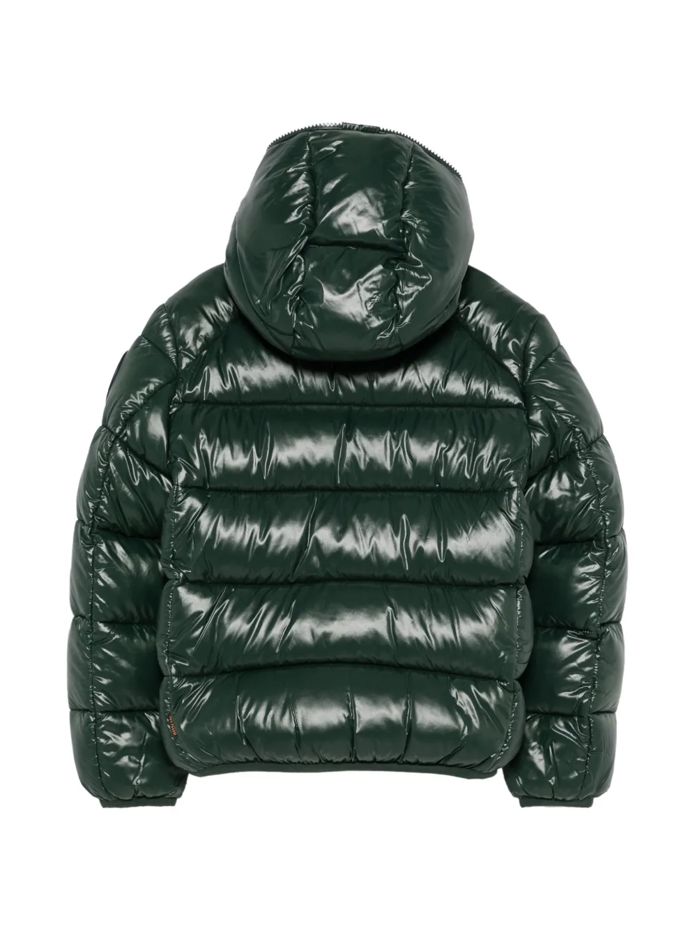 Save The Duck Kids quilted hooded jacket Groen