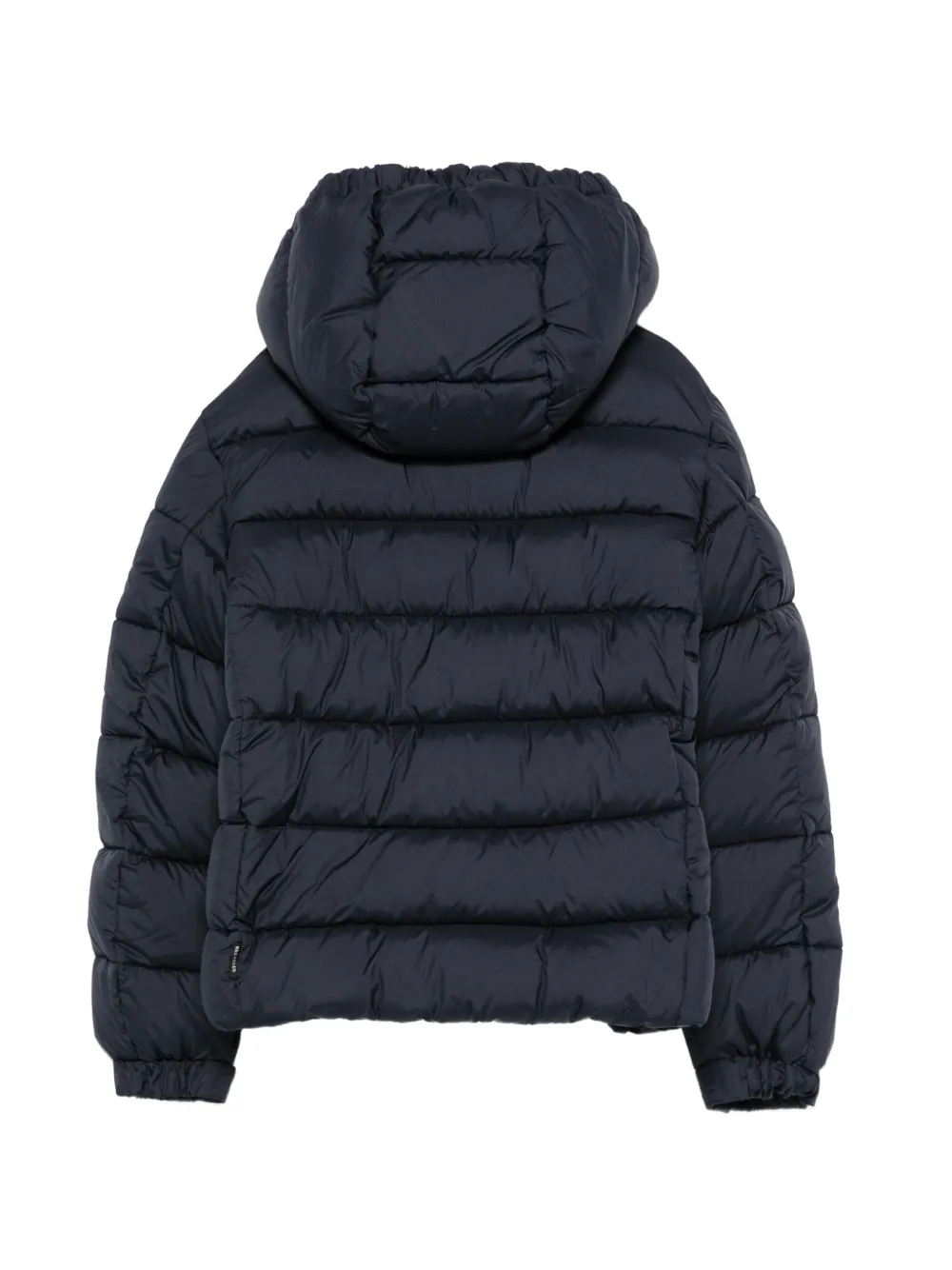 Save The Duck Kids quilted hooded jacket Blauw