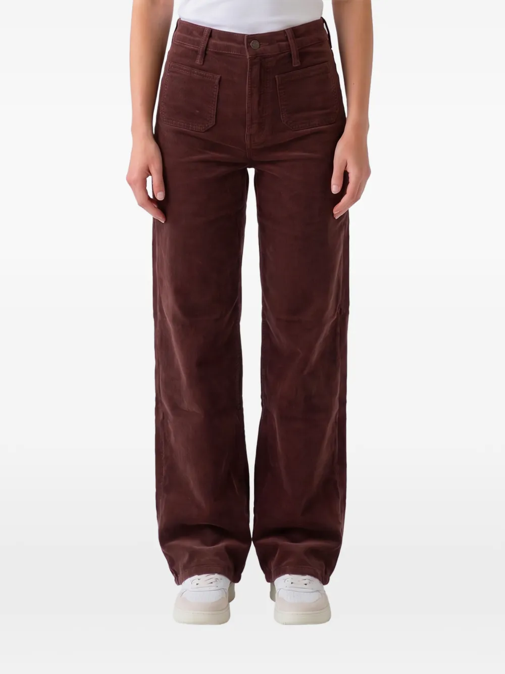 MOTHER The Patch Pocket Undercover Sneak corduroy jeans - Braun