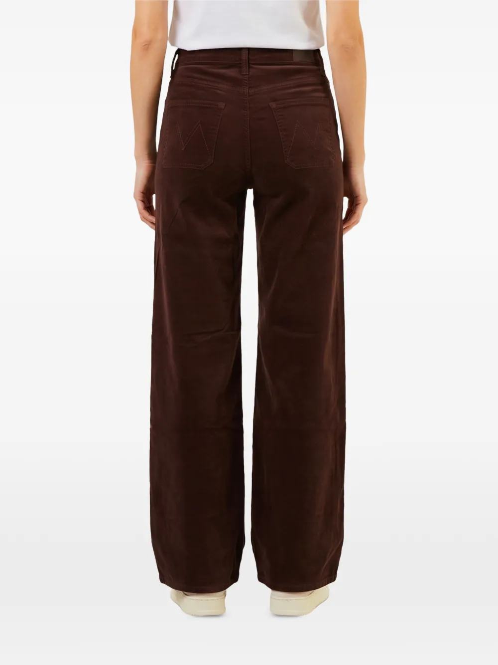 MOTHER The Patch Pocket Undercover Sneak ribfluwelen jeans Bruin