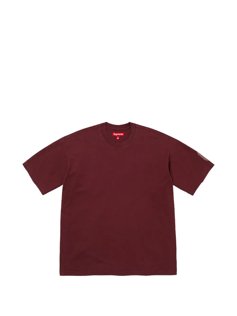 Supreme checkerboard intarsia s/s top - Rosso