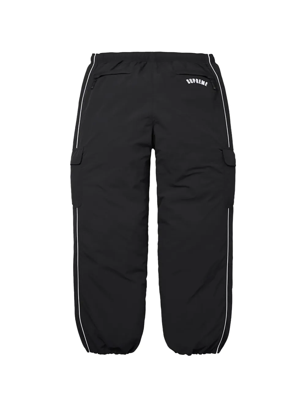 Supreme x Nike cargobroek met paspelafwerking Zwart