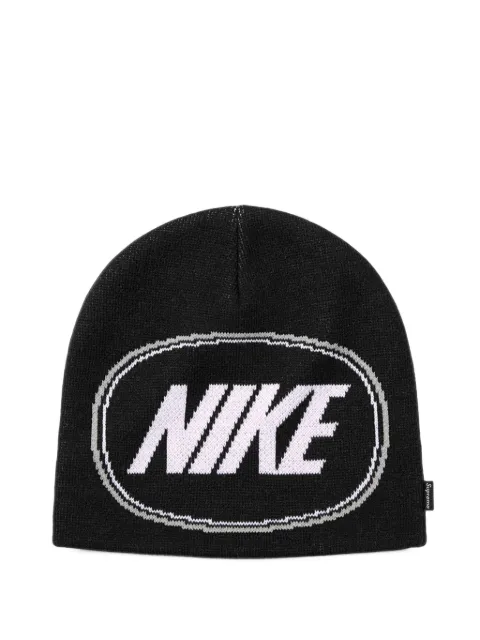 Supreme x Nike Oval logo-intarsia beanie hat