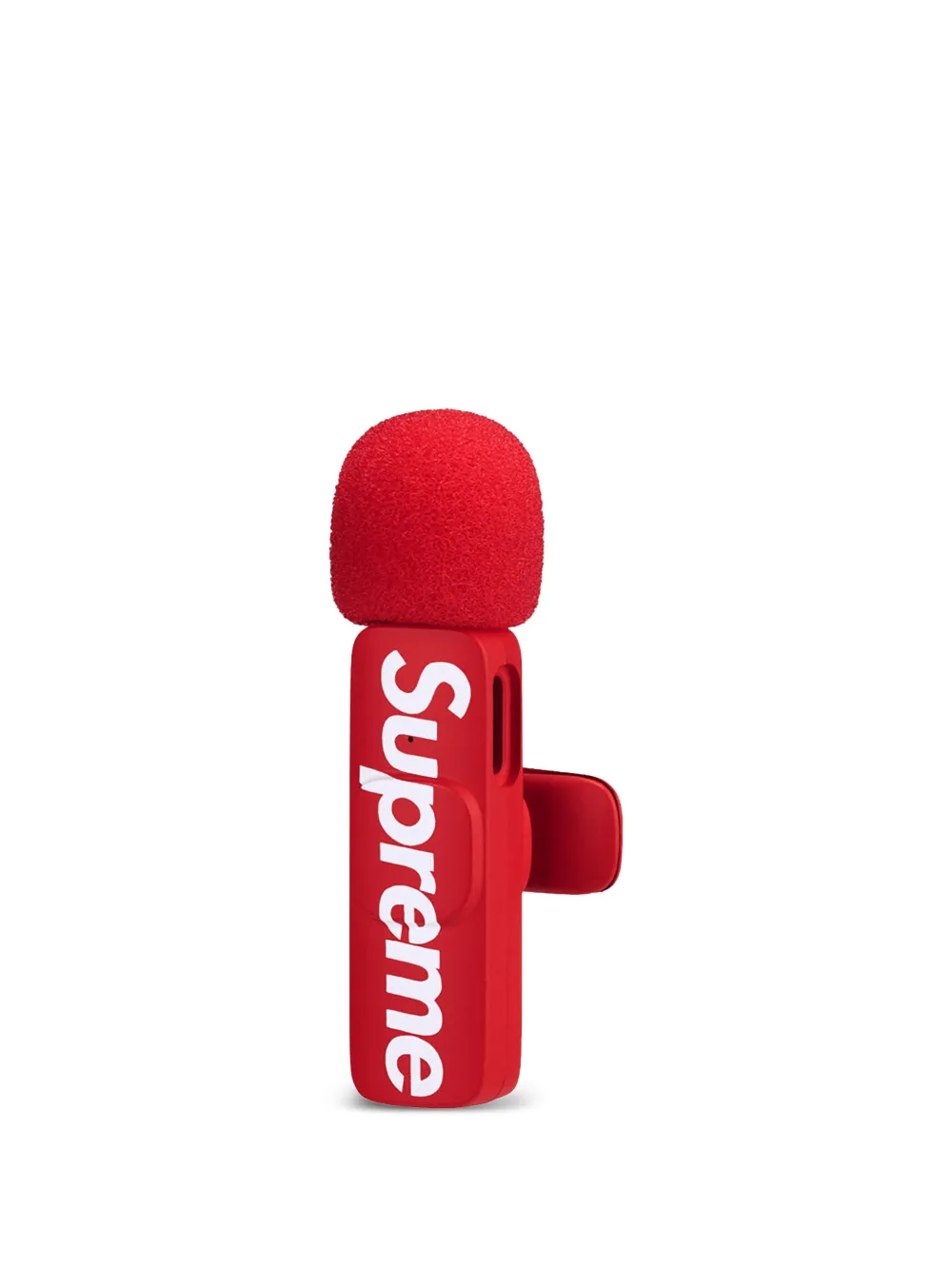 Supreme logo-print mini mics - Rosso