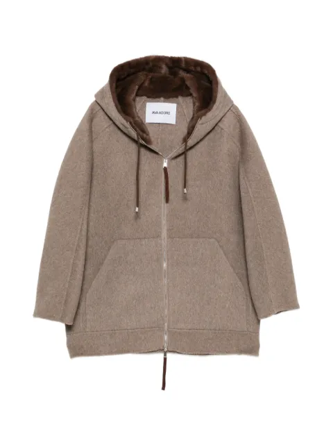 Ava Adore faux-fur trim hooded jacket