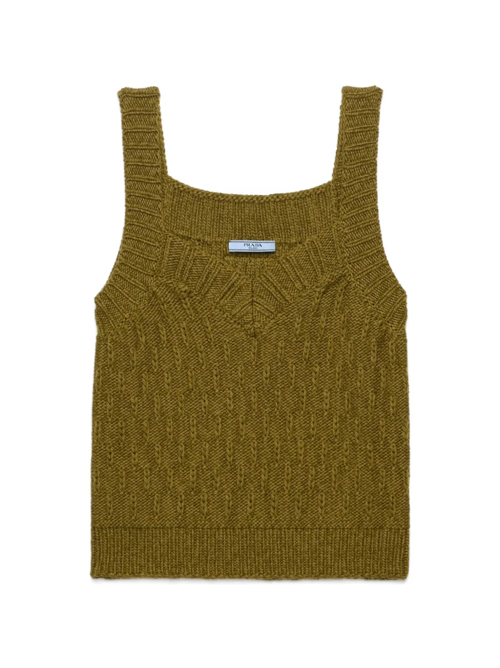 Prada wool and alpaca top - Grün