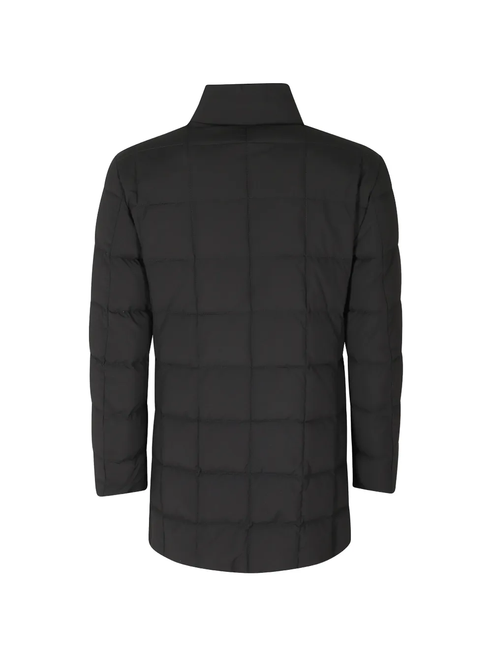 Fay quilted padded coat Zwart