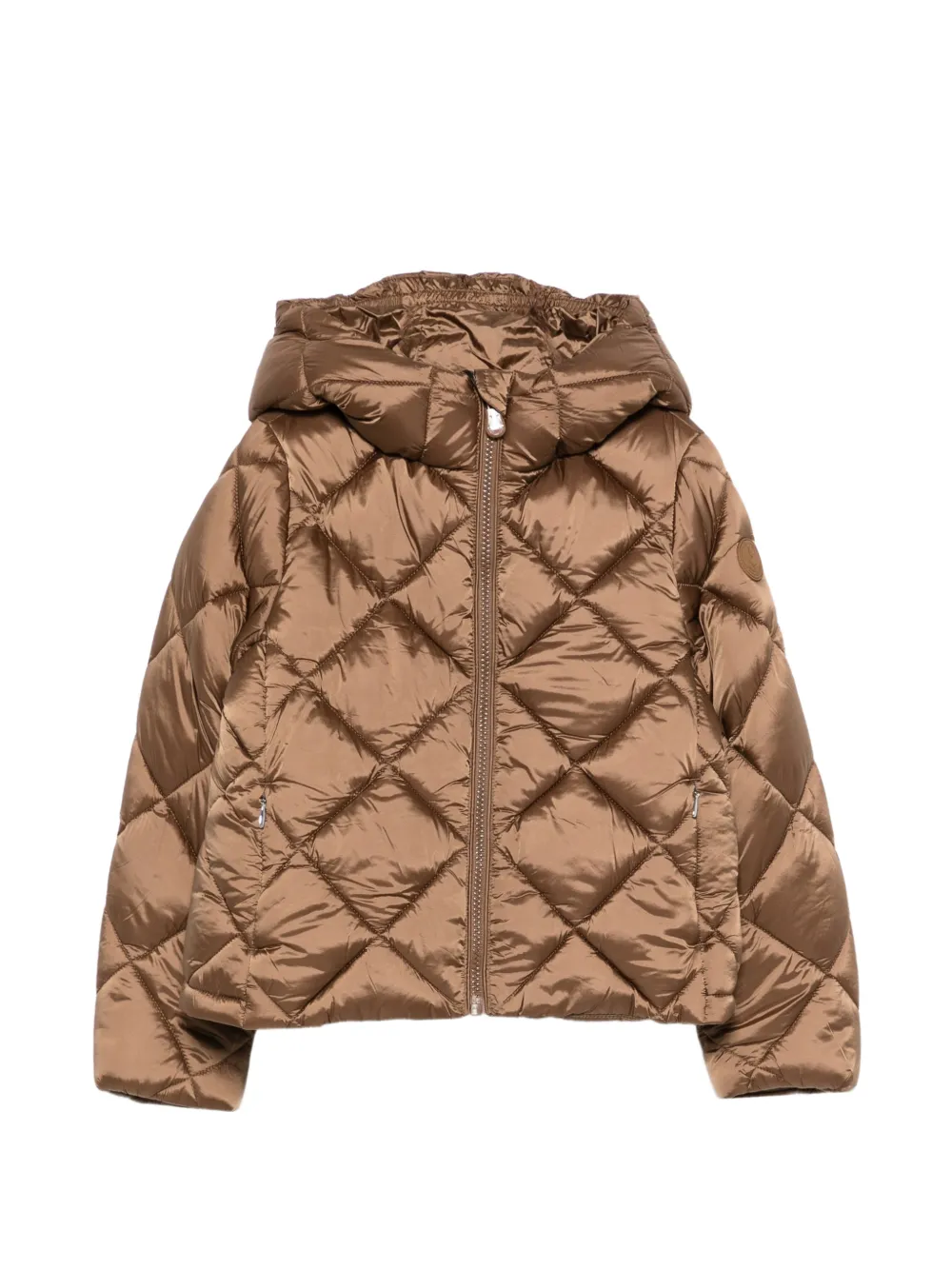Save The Duck Kids quilted hooded padded jacket Bruin