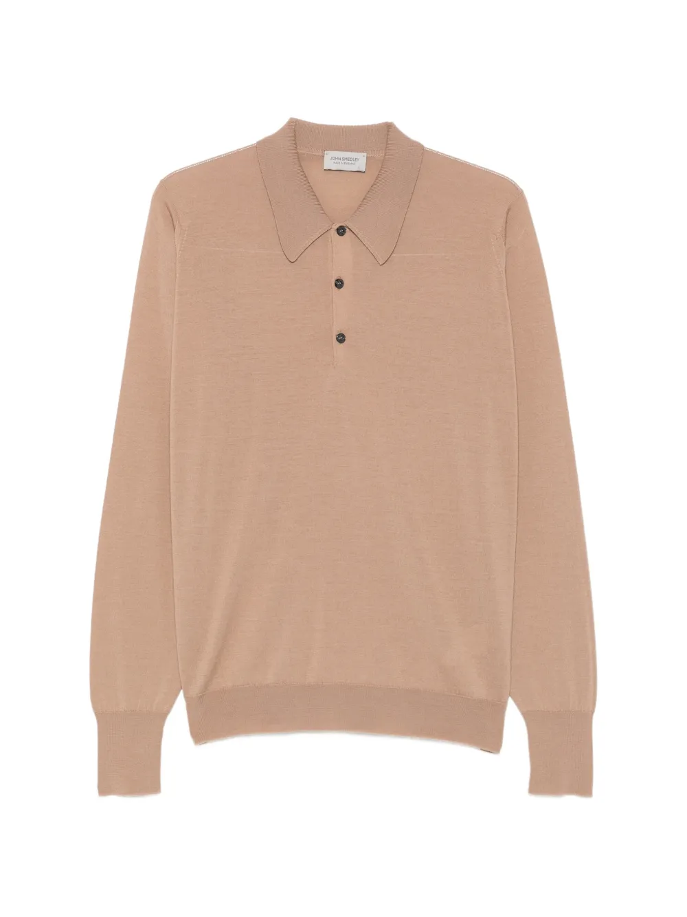 John Smedley Dorset long-sleeve polo shirt - Toni neutri