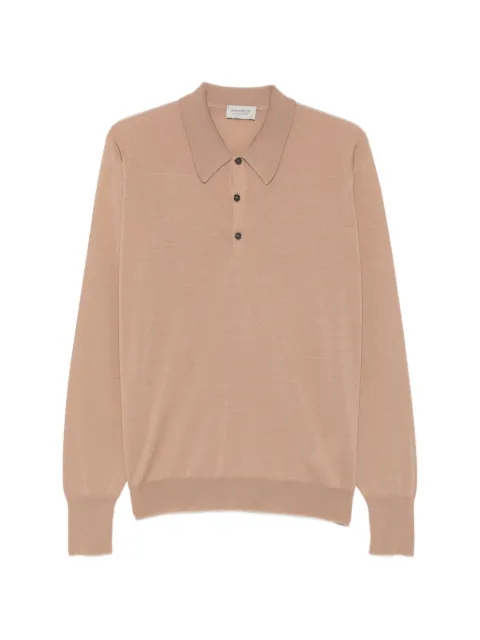 John Smedley Dorset long-sleeve polo shirt