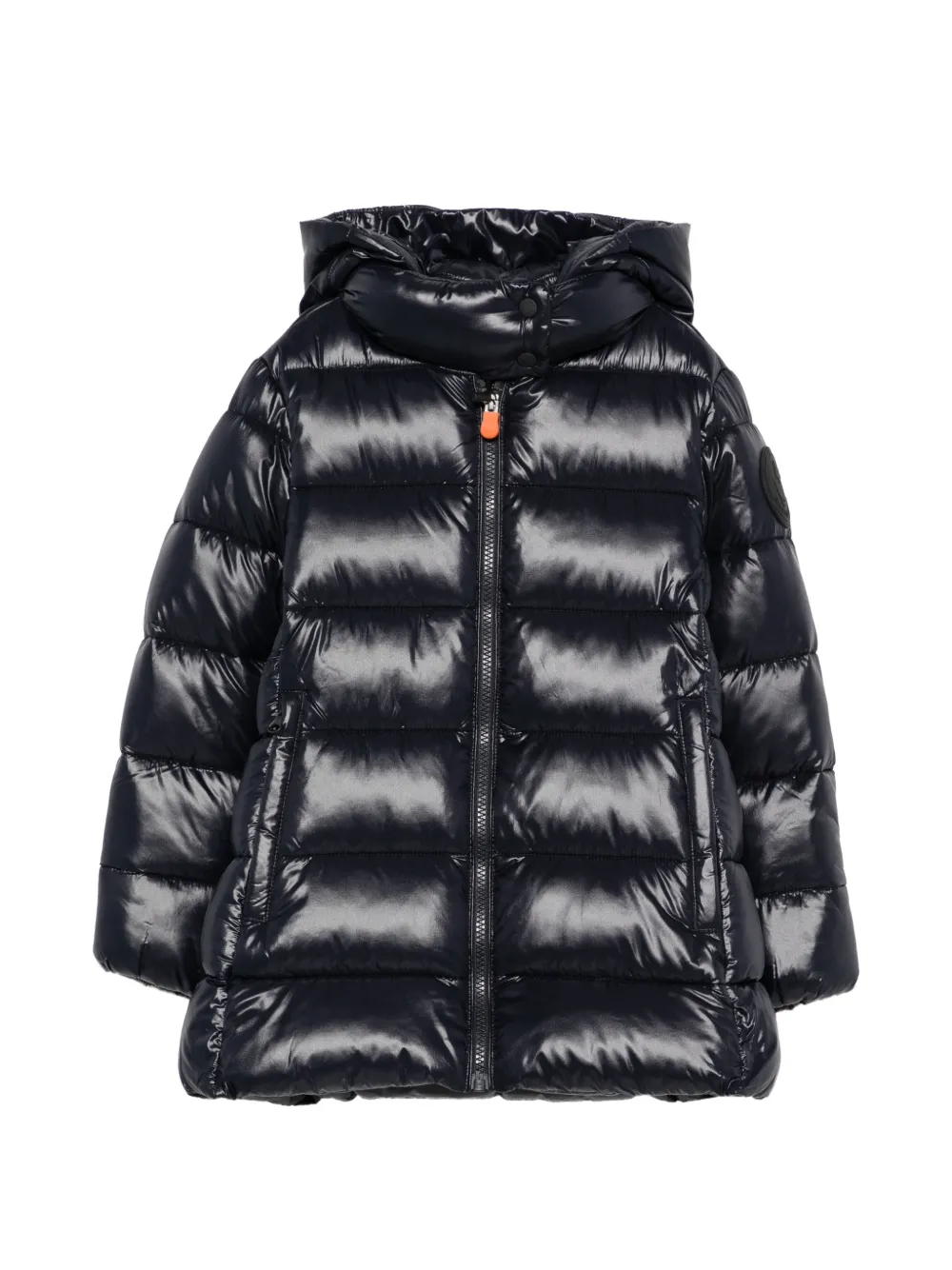 Save The Duck Kids hooded padded jacket Blauw