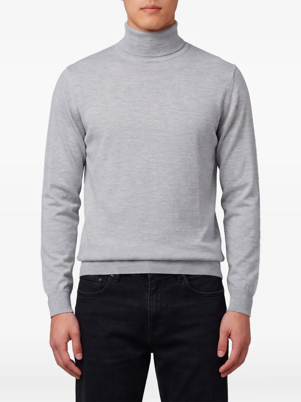 John Smedley Cherwell roll-neck sweater - Gris